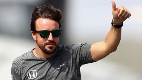 Fernando Alonso, en el circuito de Albert Park