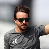 Fernando Alonso, en el circuito de Albert Park