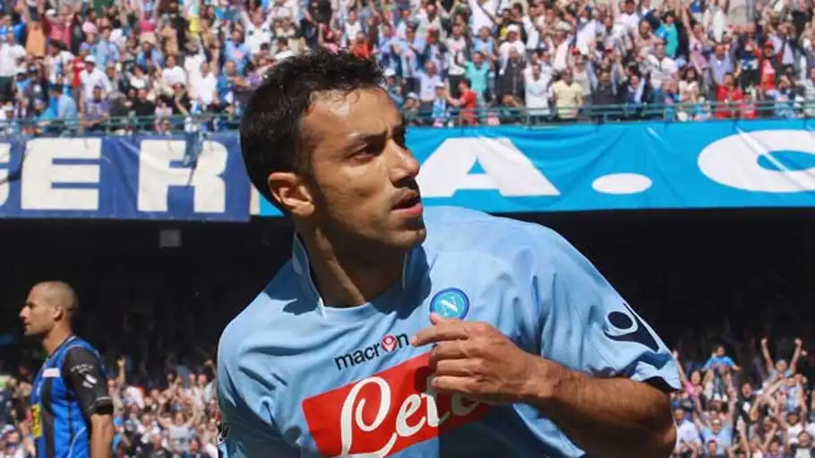 Fabio Quagliarella, en el Nápoles. Fabio Quagliarella, en el Nápoles.