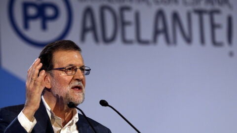 El presidente del PP y del Gobierno, Mariano Rajoy