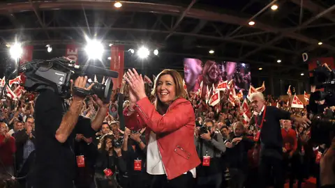 Susana Díaz anuncia su candidatura Susana Díaz anuncia su candidatura