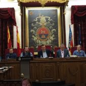 Un momento del Pleno Municipal de marzo del Ayuntamiento de Elche. 