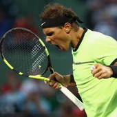 Rafa Nadal celebra su triunfo en Miami Rafa Nadal celebra su triunfo en Miami