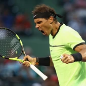 Nadal celebra un punto ante Philipp Kohlschreiber Nadal celebra un punto ante Philipp Kohlschreiber