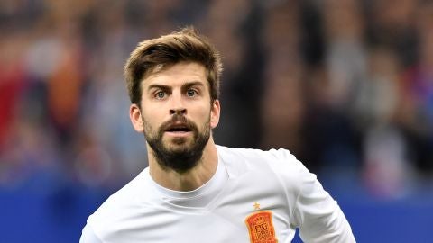 Gerard Piqu&eacute;, durante el partido contra Francia