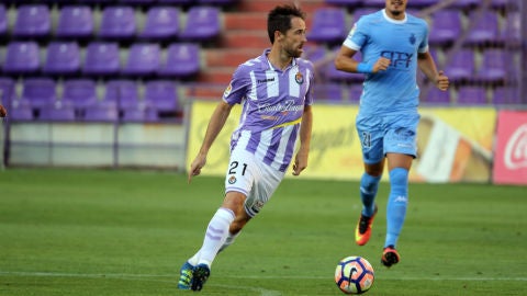 Michel Herrero, jugador del Real Valladolid.