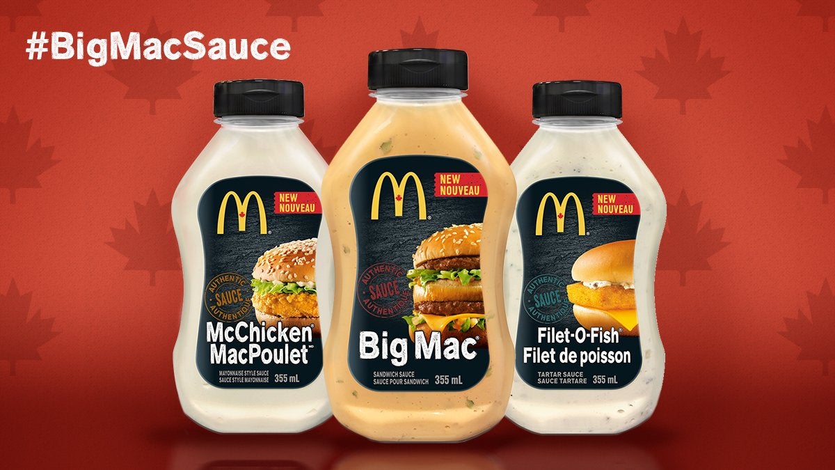 Los botes de salsa de Big Mac, McChicken y Filet-O-Fish pronto se podrán encontrar en las tiendas Los botes de salsa de Big Mac, McChicken y Filet-O-Fish pronto se podrán encontrar en las tiendas