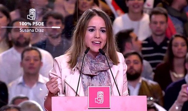Dimite una de las teloneras de Susana Díaz por falsear su currículum Dimite una de las teloneras de Susana Díaz por falsear su currículum