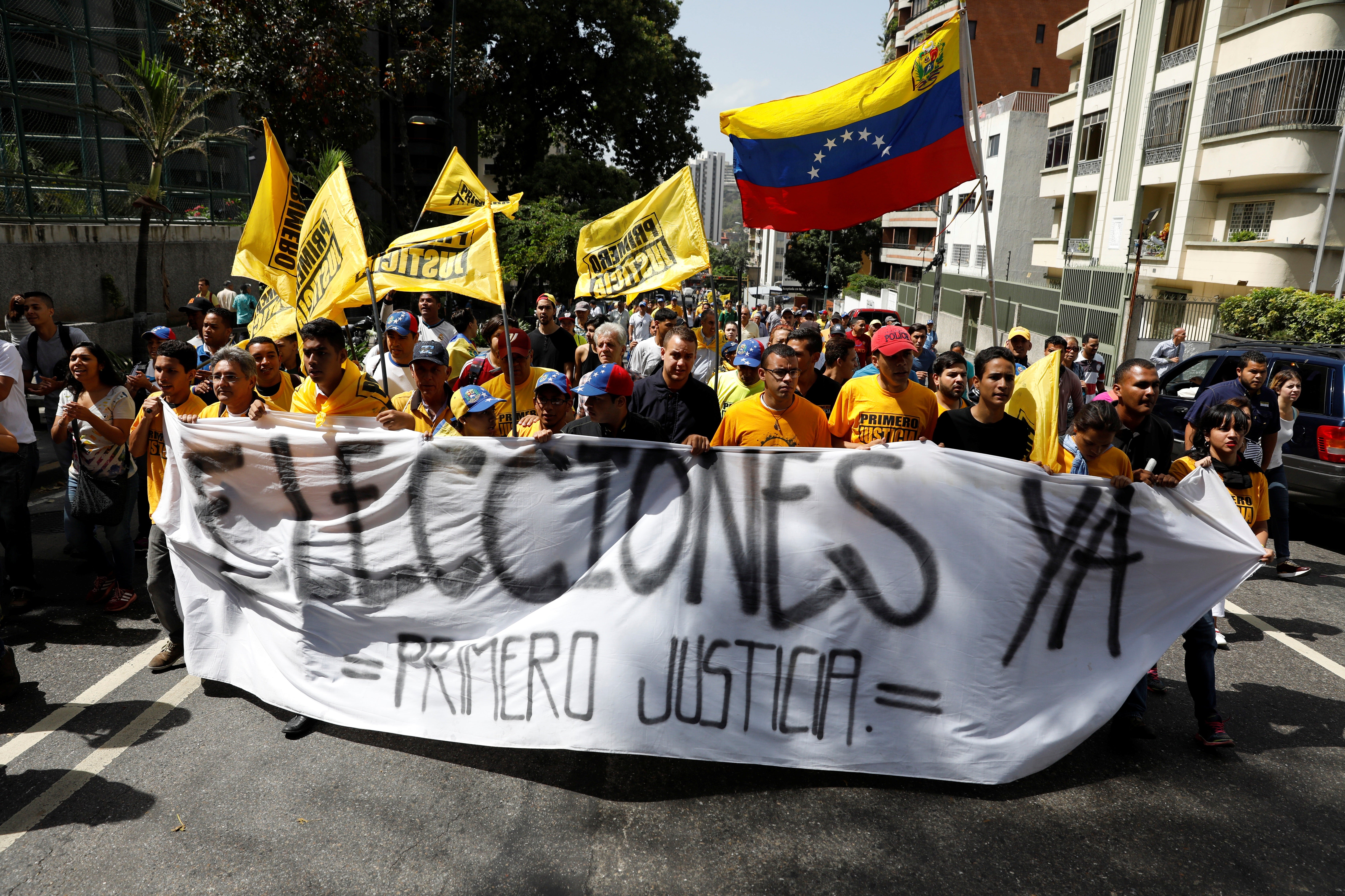 Las protestas en Venezuelan se detienen por un día y dejan un balance de seis muertos Las protestas en Venezuelan se detienen por un día y dejan un balance de seis muertos