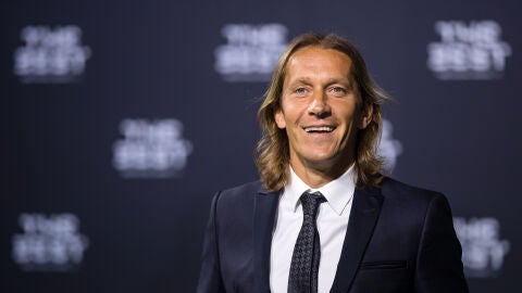 M&iacute;chel Salgado en la gala de la FIFA