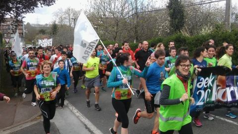 Korrika 20 a su paso por Gipuzkoa