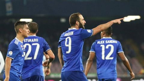 Gonzalo Higua&iacute;n, jugador de la Juventus