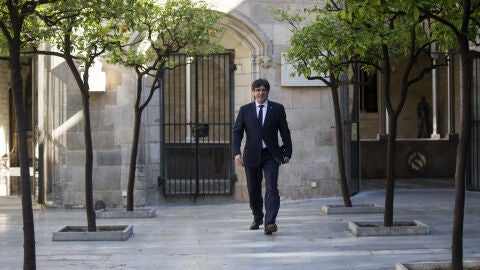 El presidente de la Generalitat, Carles Puigdemont