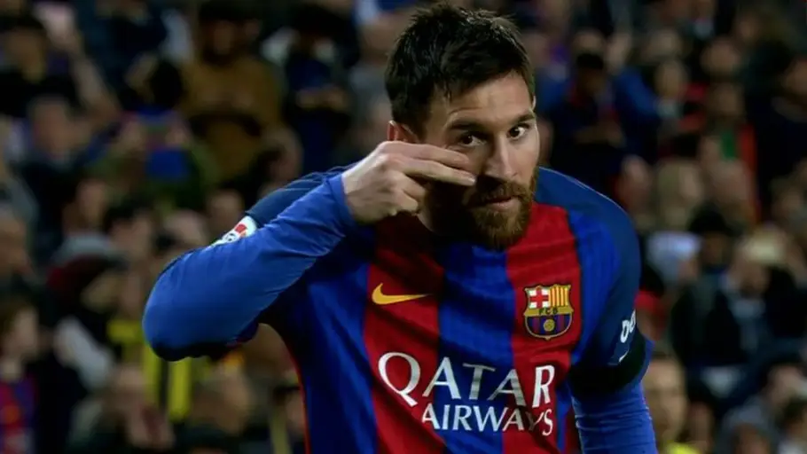 Messi dedica un gol a los niños con cáncer Messi dedica un gol a los niños con cáncer