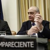 El diputado del Partido Popular, Francisco Molinero Hoyos, y el exministro del Interior, Jorge Fernández Díaz
