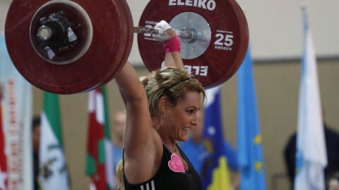 Lydia Valent&iacute;n, durante un concurso (Archivo)