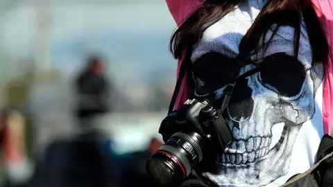 Manifestación de periodistas en el estado de Guerrero de México para exigir un alto a los asesinatos de comunicadores Manifestación de periodistas en el estado de Guerrero de México para exigir un alto a los asesinatos de comunicadores