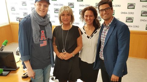 Andr&eacute;s Morales, F&eacute;lix Junquera y Susana Cerceda hablan de investigaci&oacute;n oncol&oacute;gica infantil en Julia en la Onda.