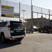 Vista del paso fronterizo de Farhana, el segundo en importancia entre la ciudad autónoma y Marruecos
