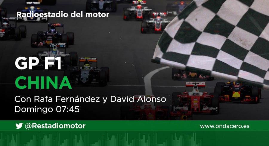 Escucha en directo el GP de China de Fórmula 1 Escucha en directo el GP de China de Fórmula 1