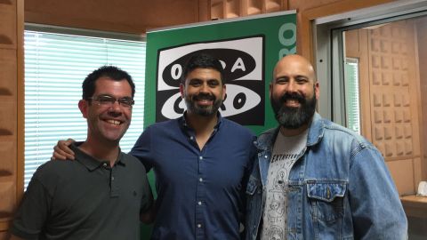 Nicol&aacute;s Castellano (en el centro) con Fernando Castellano y Sergio Mir&oacute;