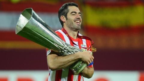 El lateral del Atl&eacute;tico de Madrid, Antonio L&oacute;pez.