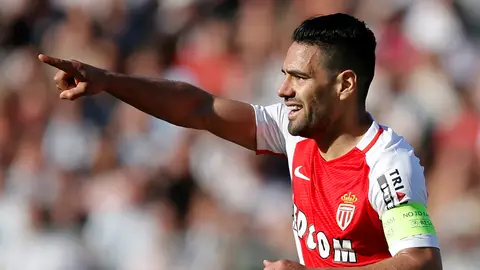 Falcao celebra un gol con el Mónaco Falcao celebra un gol con el Mónaco