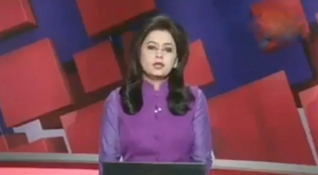 Una presentadora india descubre en directo que su marido ha muerto al leer una noticia de un accidente de coche Una presentadora india descubre en directo que su marido ha muerto al leer una noticia de un accidente de coche