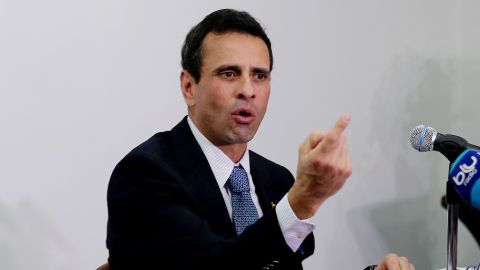 El l&iacute;der opositor venezolano Henrique Capriles. 