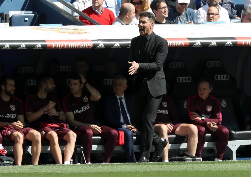 Simeone: "Pese al empate al final, me voy con un sabor amargo" Simeone: "Pese al empate al final, me voy con un sabor amargo"