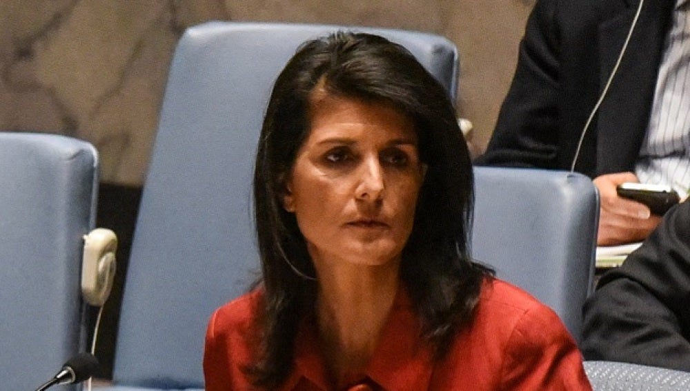 La embajadora de EEUU en la ONU, Nikki Haley