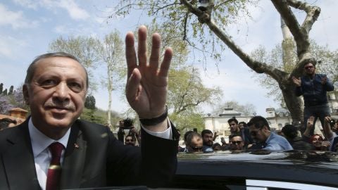 El presidente de Turqu&iacute;a, Recep Tayip Erdogan