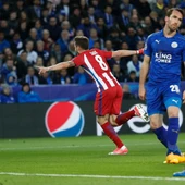 Saúl celebra su gol ante el Leicester Saúl celebra su gol ante el Leicester