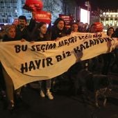 Protestas contra el referéndum en Turquía