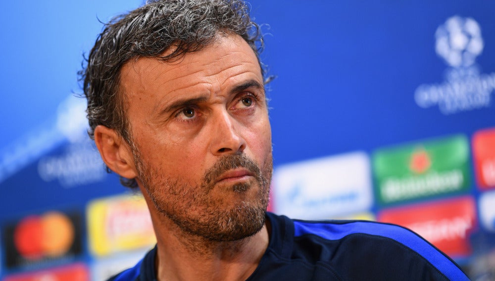 Luis Enrique, en rueda de prensa