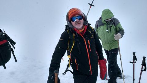 Sebas &Aacute;lvaro en el &Aacute;rtico ruso.