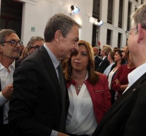 Susana Díaz, junto al expresidente del Gobierno José Luis Rodríguez Zapatero Susana Díaz, junto al expresidente del Gobierno José Luis Rodríguez Zapatero