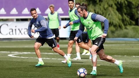 Bale en el entrenamiento