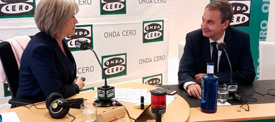 Zapatero con Julia Otero Zapatero con Julia Otero