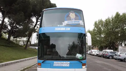 Ignacio González en el 'tramabús' Ignacio González en el 'tramabús'