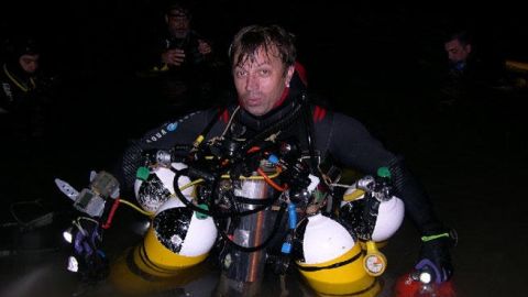 El buceador Xisco Gracia.
