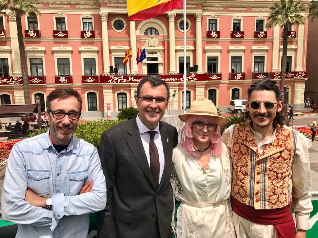 José Ballesta alcalde de Murcia habla de las Fiestas de Primavera José Ballesta alcalde de Murcia habla de las Fiestas de Primavera