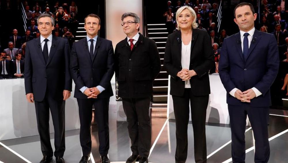 Los candidatos a la presidencia de Francia