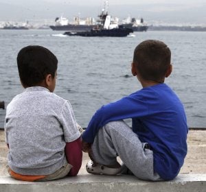 Niños refugiados Niños refugiados