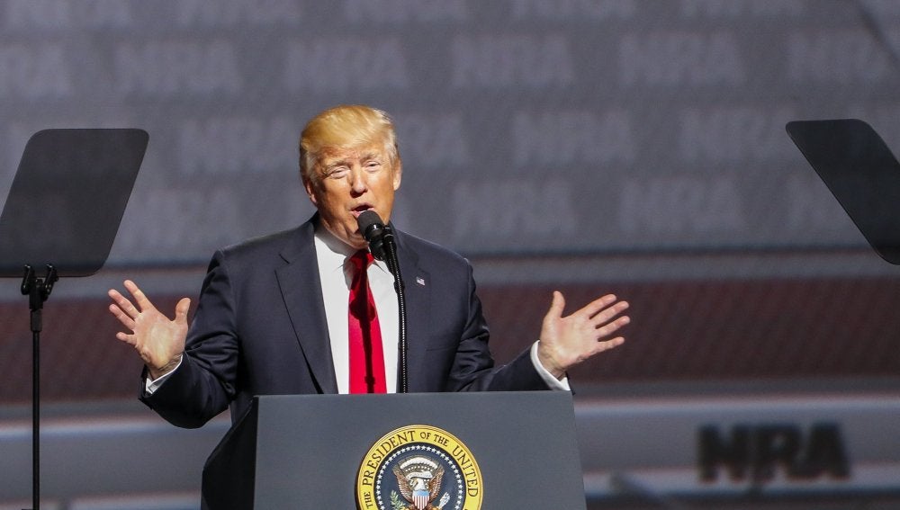 Donald Trump, en la Convención Nacional del Rifle