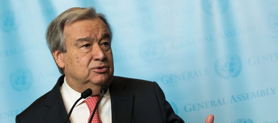 Antonio Guterres, secretario general de la ONU Antonio Guterres, secretario general de la ONU