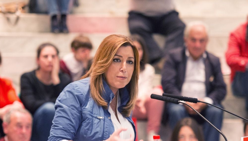Susana Díaz, la presidenta andaluza y candidata a las primarias del PSOE