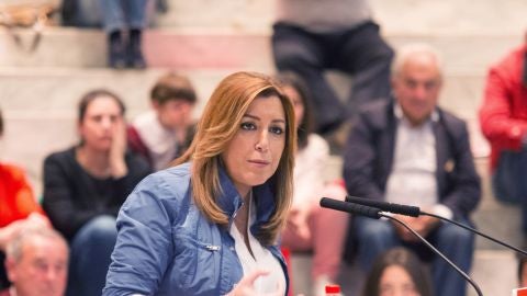 Susana D&iacute;az, la presidenta andaluza y candidata a las primarias del PSOE