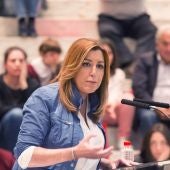 Susana Díaz, la presidenta andaluza y candidata a las primarias del PSOE