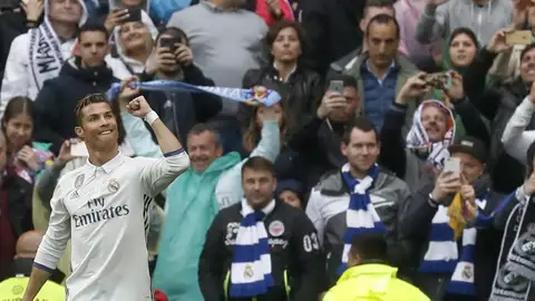 Cristiano Ronaldo celebrando un gol Cristiano Ronaldo celebrando un gol